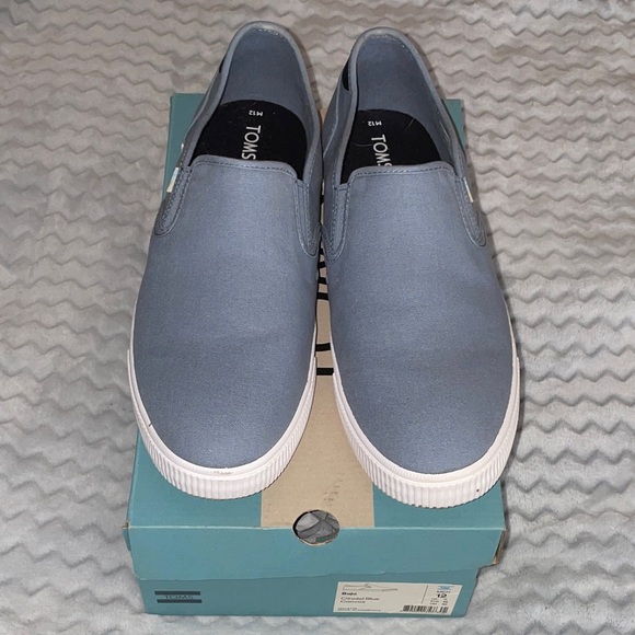 TOMS Men's Baja citadel blue Slip-On Loafers - Picture 1 of 6
